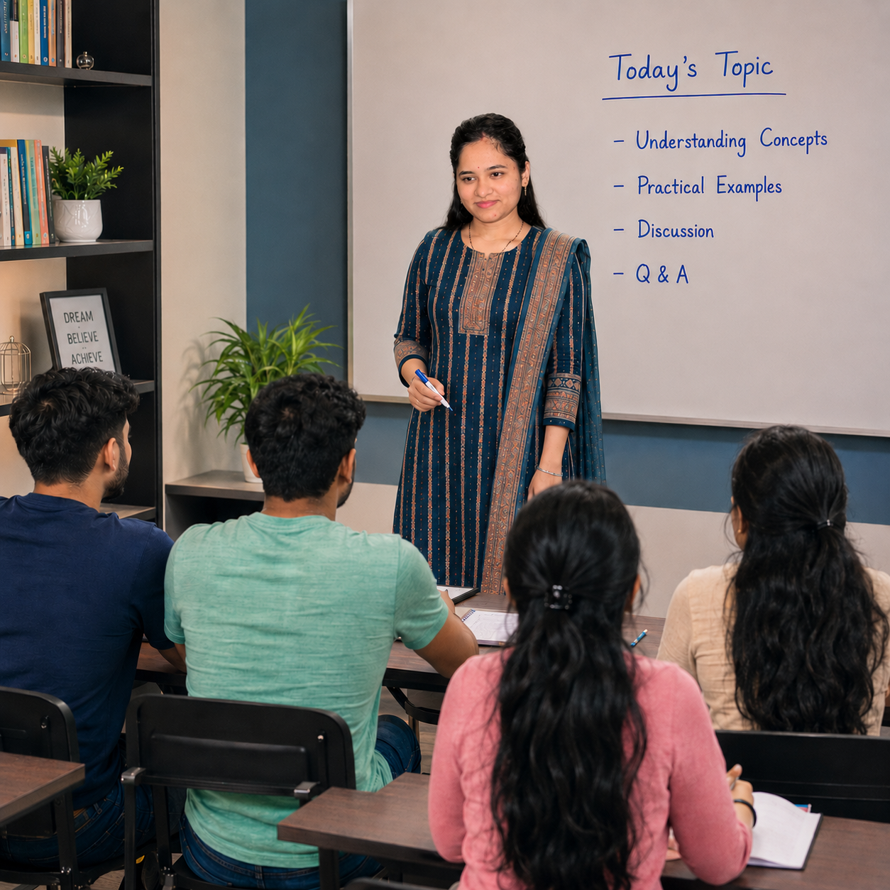 Students learning at Study Room by Aashi in Indore